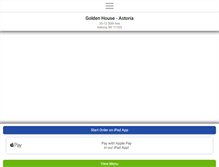 Tablet Screenshot of goldenhouseny.com